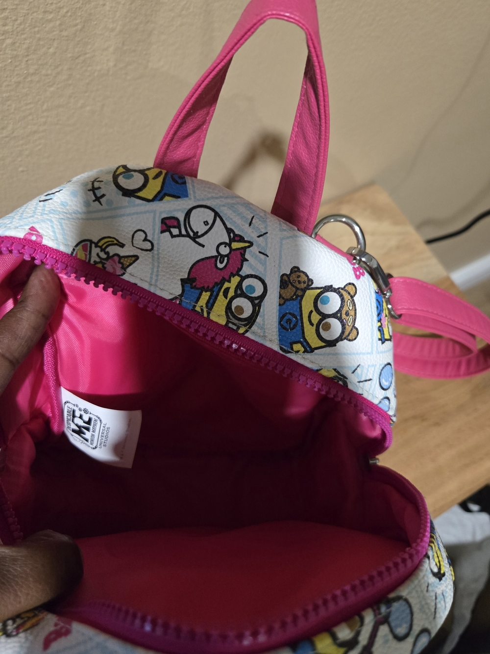 Universal Studios Pink Minions & Unicorn Kids Handbag